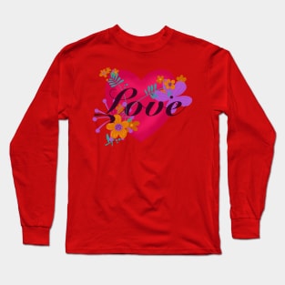 Love and flowers Long Sleeve T-Shirt